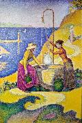 Paul Signac Paul Signac: Women at the Well Spain oil painting artist